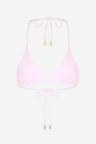 AMBROSIA Classic Triangle Bikini Top Light Pink