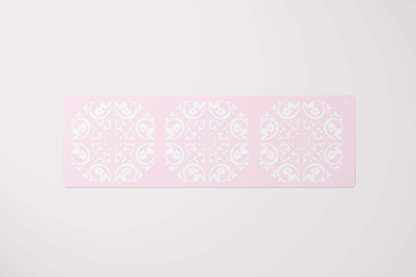 Pianellas Luxury Brand Yoga Pilates Exercise Mat Grace Ballet Pink Bianca Lienau Designer Unfolded Product Image