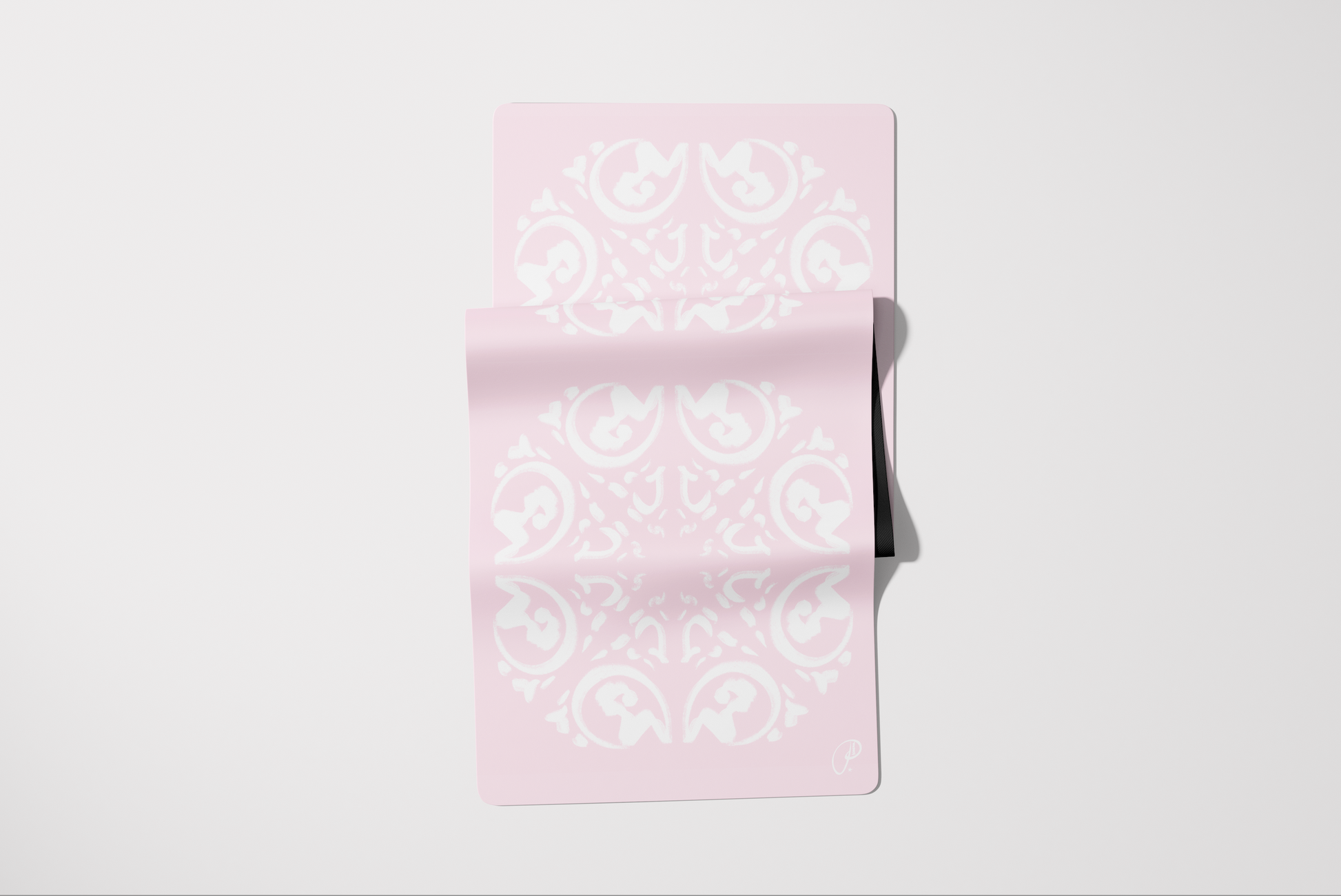 Pianellas Luxury Brand Yoga Pilates Exercise Mat Grace Ballet Pink Bianca Lienau Designer Fold Product Image